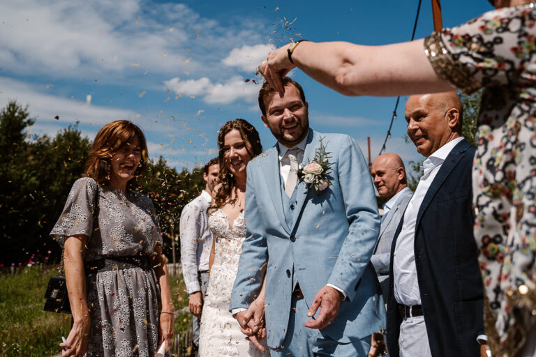 Houtse Meer erehaag bruiloft trouwfotograaf
